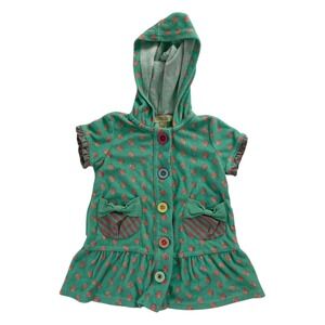 Matilda Jane Baby Girls Miss Mermaid Hooded Terry Cloth Cover-Up Pockets  12-18M